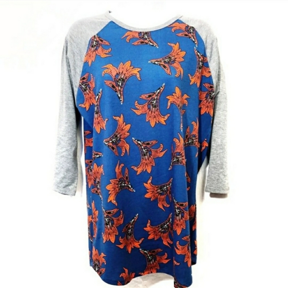 LuLaRoe Randy baseball tee